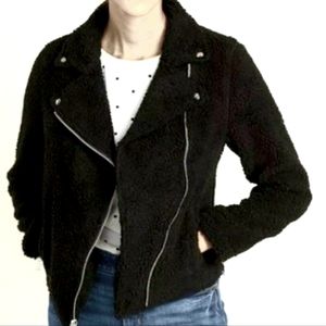 NWT! Sherpa Moto Jacket from Old Navy